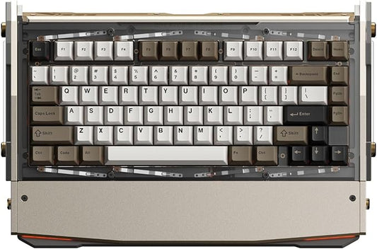 Black Diamond 75 v2 RGB Wireless Mechanical Gaming Keyboard, 2.4G 2ms Latency, Tri-Mode Connection, Leaf Spring Mount, Custom Internals, Hotswapable Switch