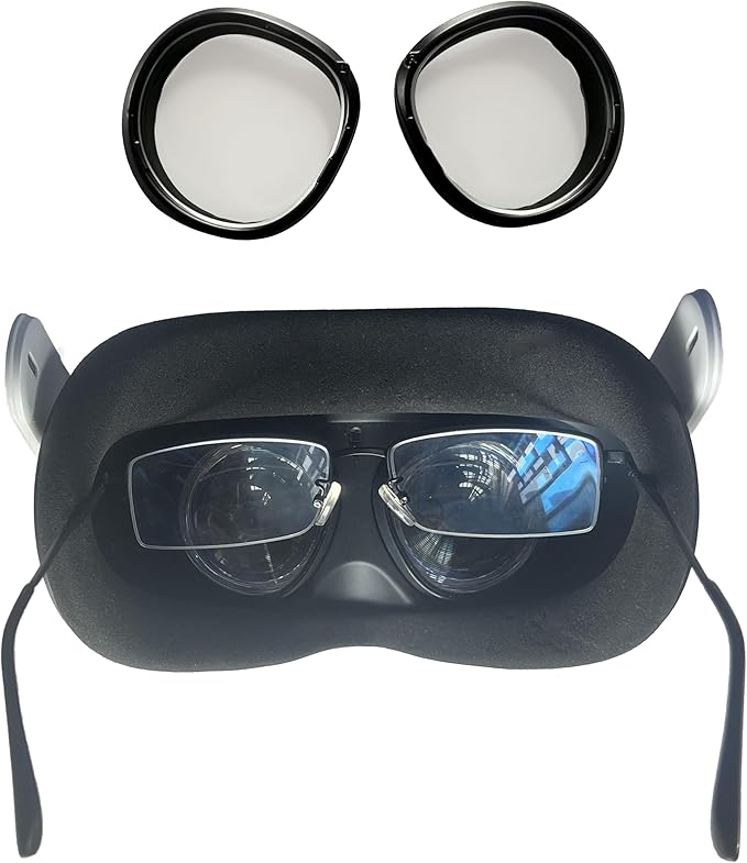 IOOIOO one Lens Insert for L or R Eye for Meta Quest 3s or Quest 2, Lenses Oculus VR Headset, Blue Light Blocking, Removal Magnetic Inserts(nearsighted SPH:-1.25)