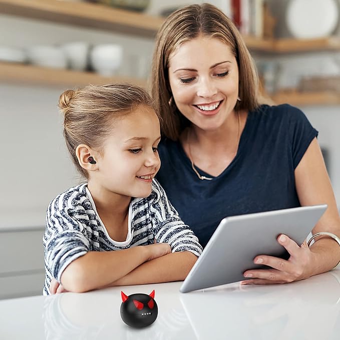 Tiny Bluetooth Earbuds,Kids Wireless Ear Bud with Cute Charging Case, Waterproof Stereo Wireless Earphone with Micphone for Workout Sport,Kids Headphones for Phone and Pad