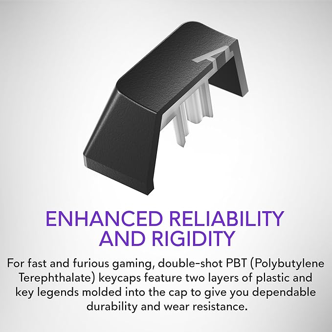 Alienware Tenkeyless Gaming Keyboard - AW420K - Dark Side of The Moon - Wired, Programmable, Cherry MX Red, USB, AlienFX RGB / 16.8 Million Colours