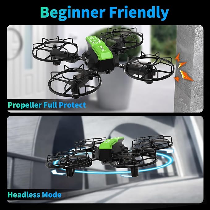 LE-IDEA Detachable Drone with Fun Competitive Mode, IDEA9 Mini Drone with Headless Mode 360° Flips, RC Quadcopter With 2 Batteries, Assembling Educational Aircraft Easy to fly for Beginners