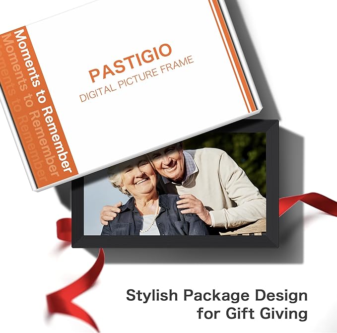 Digital Picture Frame WiFi, 15.6 Inch Frameo Digital Photo Frame, 32GB Memory, 1920*1080 IPS HD Touch Screen, Auto-Rotate, Share Pictures Video Instantly, Gift for Mom, Wedding, Birthday, Anniversary