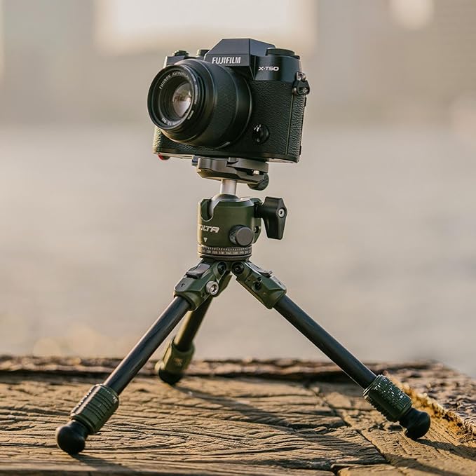 Tilta BT03 Tabletop Tripod | Ball Head with 1-Stage Carbon Fiber Tripod Legs (3KG) (Space Gray, Standard Edition)