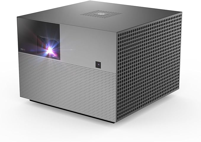 1600ANSI Lumens DLP Projector, WEMAX Vogue 100, 4K Home Theater Projector with WiFi and Bluetooth, Native 1080p HDR10, 200" Display, Dolby Audio, 125% Rec.709, Auto Focus Keystone