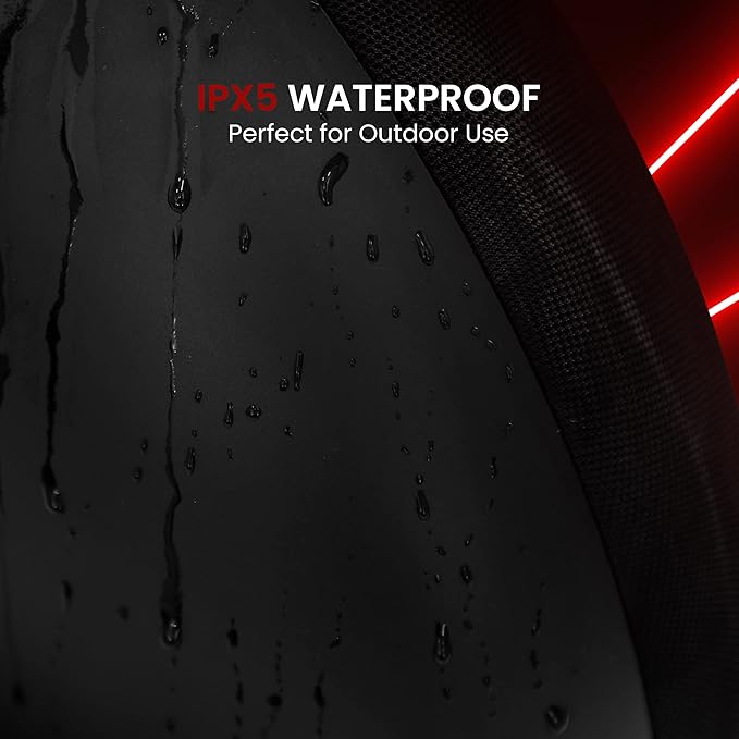 Pyle Portable Waterproof Bluetooth Speaker - 280 Watt Max Output Power, Wireless Music Streaming, Rechargeable Battery, MP3/WMA/FLAC Digital Audio File Support, & Remote Control Battery Operated