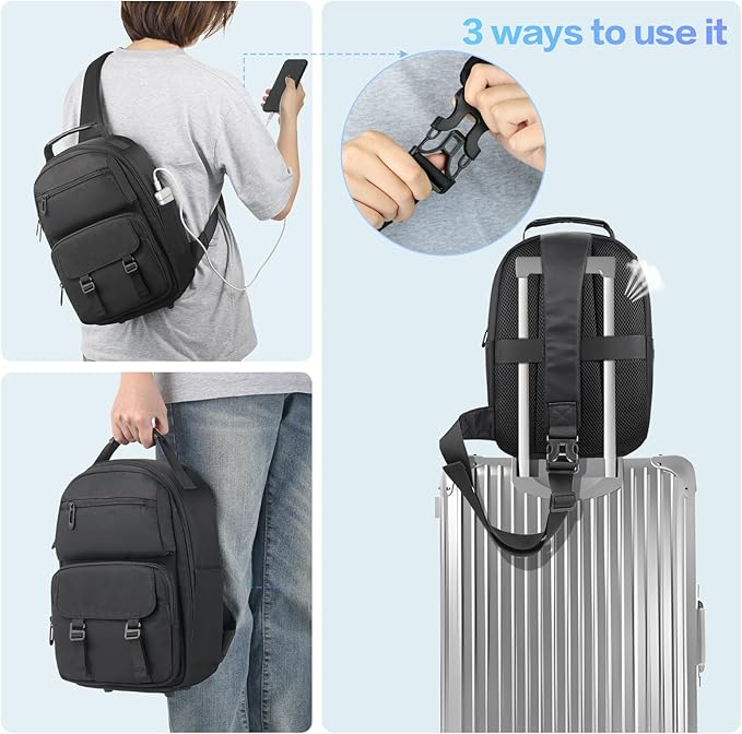 FOREGOER Carrying Case Compatible with Meta Quest 3/3S, Oculus Quest 2/Vision Pro/Pico 4 VR Travel Storage Bag for Gaming Headset with Elite Strap, Touch Controllers and Other Accessories