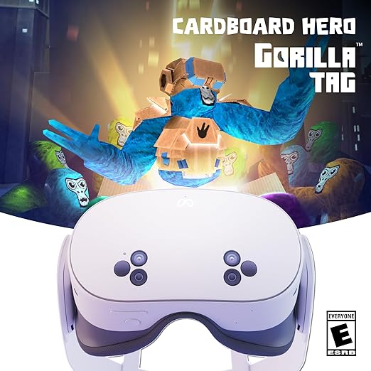 Meta Quest 3S 128GB — Dive into Mixed Reality — Unreal device. Unreal price. — Gorilla Tag Cardboard Hero Bundle — Amazon Exclusive
