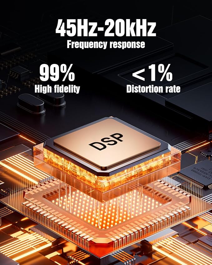 Hiwill 4.1ch Sound Bar with Dolby Atmos, 300W Sound Bar for Smart TV with Subwoofer, 2 Front Surround Speakers, Soundbar for TV Speaker, Adjustable Bass, Surround Sound System for TV, HiElite A41