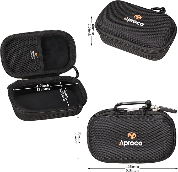 Aproca Black Portable Hard Storage Case, for Logitech G305 Lightspeed Wireless Gaming Mouse