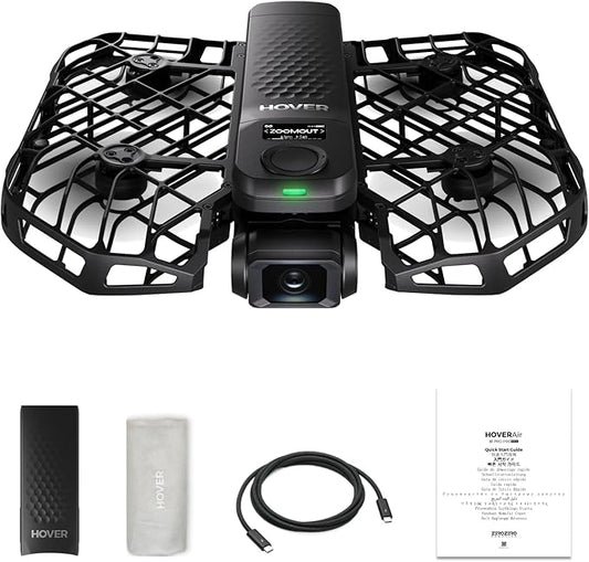 X1 PRO 4K Action Flying Camera, Foldable Drone with Camera with 42 KM/H Follow Speed, 10+ Fully Automatic Flight Modes, Fly Anywhere with OmniTerrain, SmoothCapture 2.0(Standard)