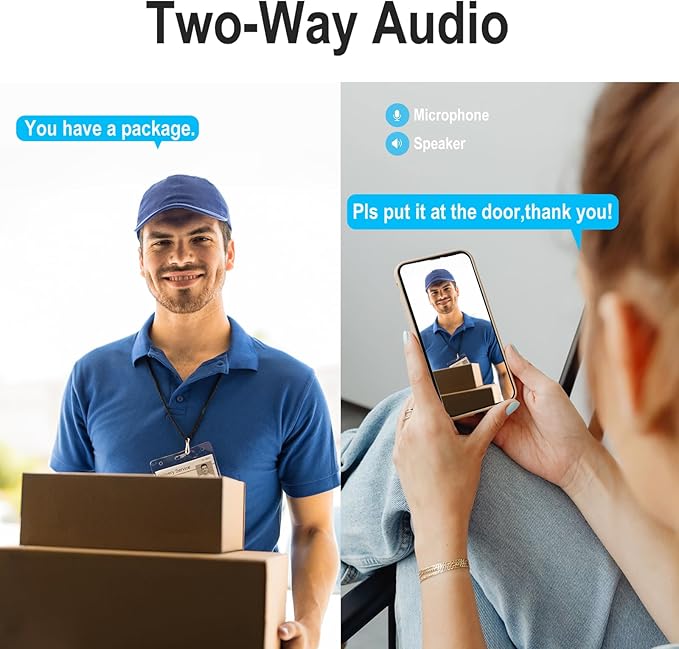 4K/8MP Dual Lens 10X Hybrid Optical Zoom PTZ Outdoor Security IP Camera,5GHz Dual Band WiFi,Auto Tracking,Color Night Vision,Waterproof,Human/Vehicle Motion Detection,Audio-Visual Alarm