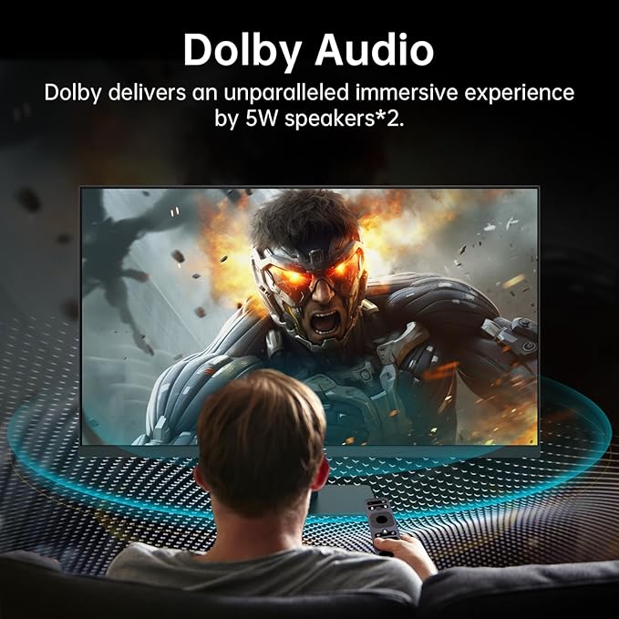 KTC 32 Inch 4K Smart Monitor with Google TV System 3840 * 2160P Netflix Licensed Type C 65W PD Speakers 5W*2 Dolby Audio Hey Google Voice Remote HDR WiFi Bluetooth VESA Tiltable 32 in Smart TV