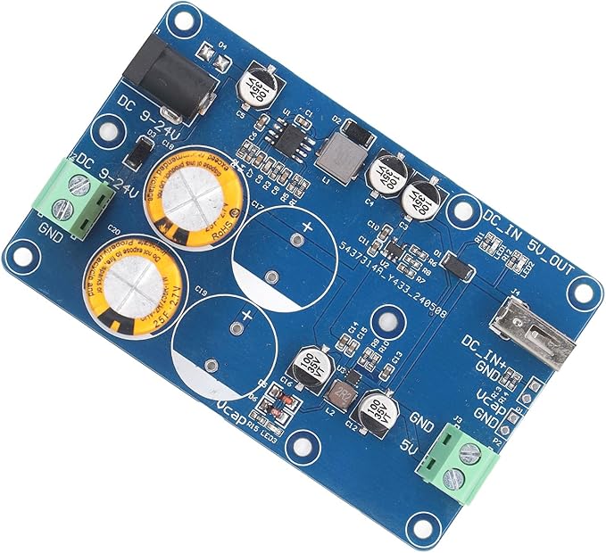 Super Capacitor UPS 5V3A Output, Compact Design with Power Indicator for RPI Uninterruptible Power Supply (2S)