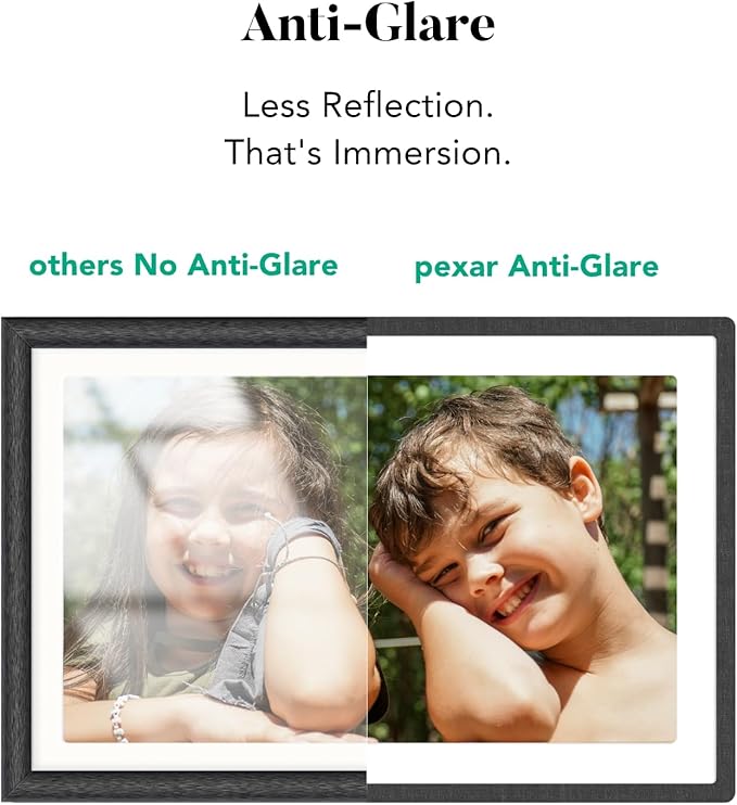 pexar by Lexar WiFi Digital Picture Frame 11″ | Yahoo Tech Best Tested Frame 2025 | 2K Resolution Ultimate Clarity, Anti-Glare Touch Stunning Screen for Gifting, Share Photos/Videos via APP