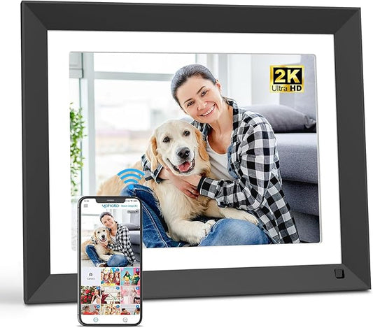 FULLJA Dual-WiFi Digital Photo Frame - 11-inch 32GB 2K Smart Digital Picture Frame, Motion Sensor, Full Function, Sharing Photos and Videos via App/Email Instantly, Unlimited Cloud Storage