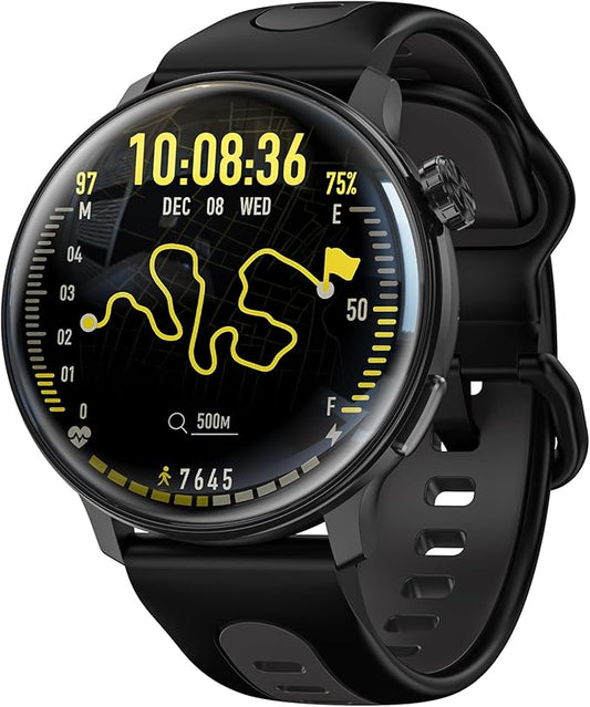 Smart Watch for Men Women GPS, 1.43'' AMOLED Smartwatch with Compass/Barometer/Altimeter 100+ Sports Fitness Tracker with Health Monitor for Android iOS 3ATM Waterproof Answer/Make Call