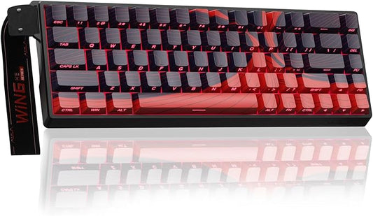 AULA WIN68 HE MAX - Hall Effect Gaming Keyboard with Magnetic Switch, Adjustable Actuation Fast Trigger Mode, 8KHz Polling Rate, RGB Backlit Wired Mechanical Gaming Keyboard 60 Percent Compact Design