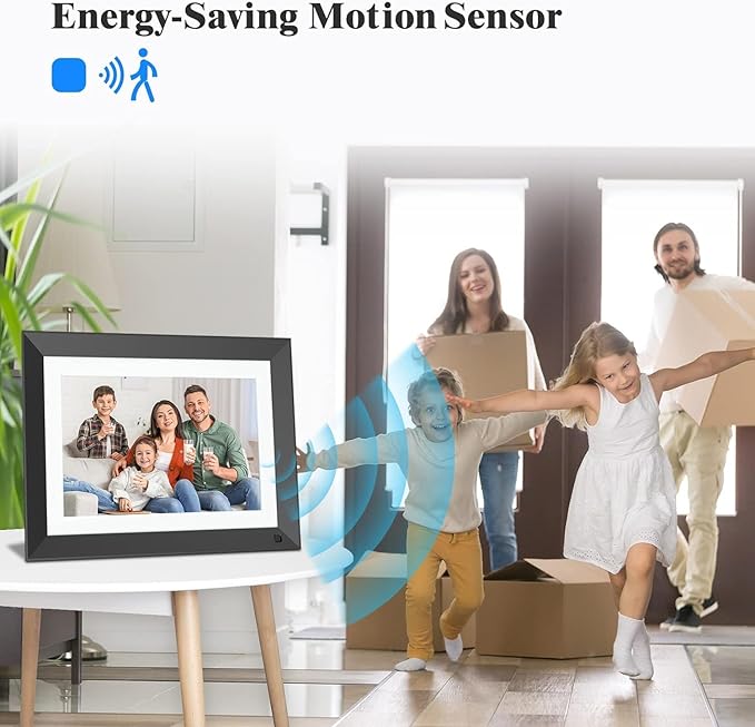 FULLJA Dual-WiFi Digital Photo Frame - 11-inch 32GB 2K Smart Digital Picture Frame, Motion Sensor, Full Function, Sharing Photos and Videos via App/Email Instantly, Unlimited Cloud Storage