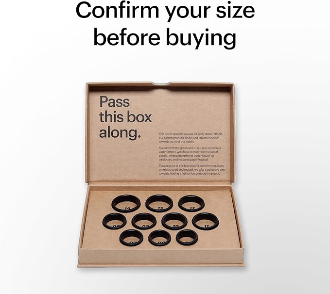 ULTRAHUMAN Ring AIR Sizing Kit | Choose from Sizes 5-14 | Sizing Guide for Your Smart Wearable Ring