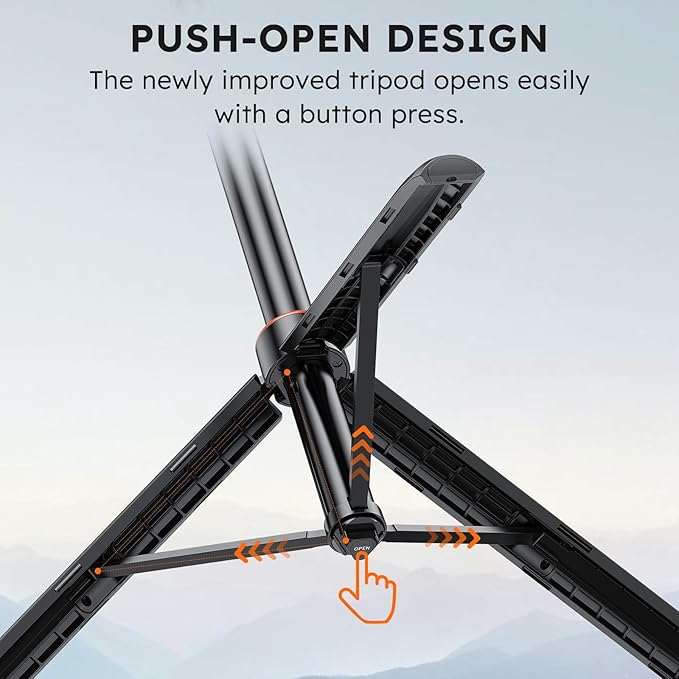 VRIG 54" Extendable Camera Tripod for Insta360 X5 X4 X3 X2, Action Camera Selfie Stick Tripods with 1/4" Screw, GoPro Tripod Stand for GoPro Hero 13 12/DJI Osmo Action 5Pro/Insta360 Ace Pro