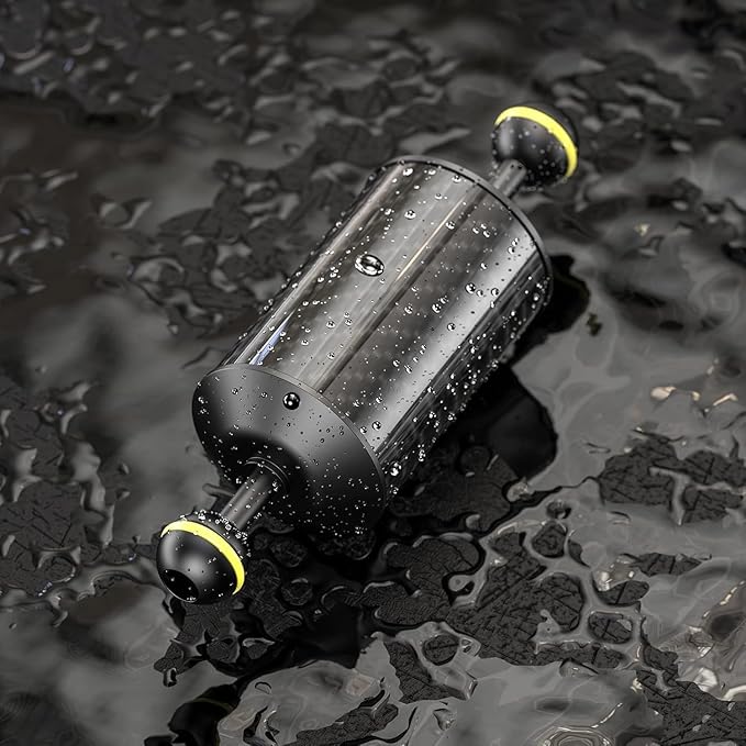 Sea frogs Carbon Fiber Float Arm D60mm, 7'', for Ultralight, Aquatic Arm, Buoyancy Provided 240g, Underwater Camera System Diving Tray Video Light/Strobe GA-5