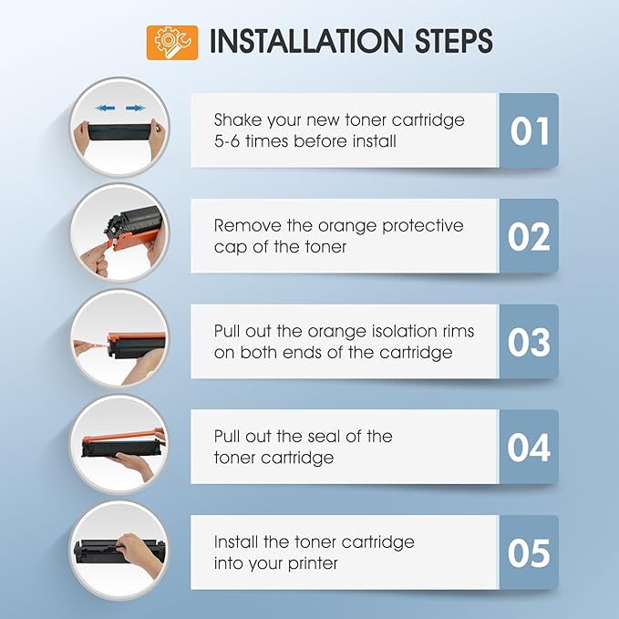 218X 218A Toner Cartridges 4 Pack High Yield 3301fdw 3201dw with Chip Compatible Replacement for HP 218X 218A Color Laserjet Pro MFP 3301cdw 3301sdw Printer Ink Set W2180X (Black Cyan Yellow Magenta)