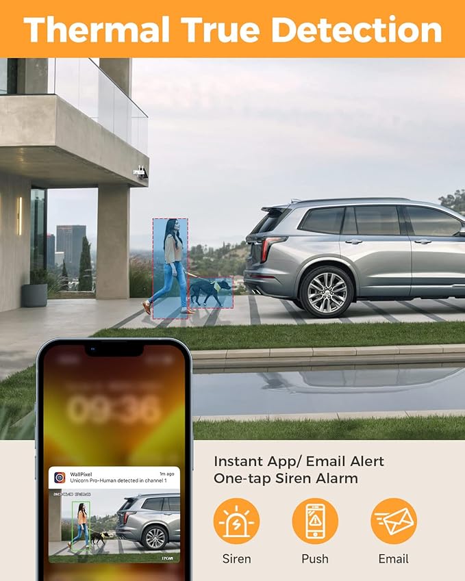 XMARTO 100% Wire-Free Solar PTZ Home Security Camera System Wireless, 4-Set 2K 4MP PTZ CCTV Camera Kit with 4K 10CH Expandable WiFi NVR + 4PCS 4MP Solar Battery WiF Cameras