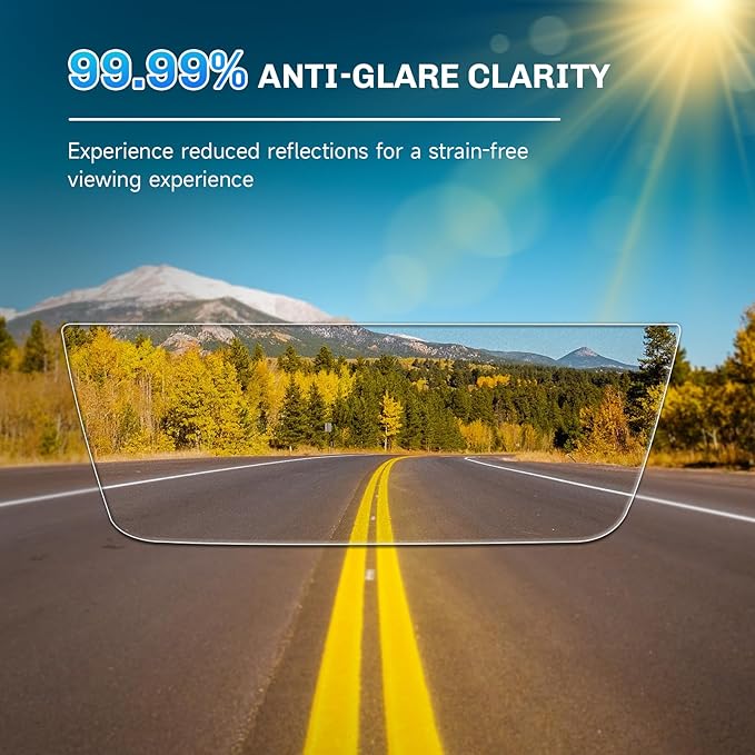 SXCY for 2025 Cadillac XT5/XT6 Anti-Glare Matte Screen Protector 8 Inch for 2020-2025 XT5/XT6 Accessories Navigation Screen Protector 9H Tempered Glass