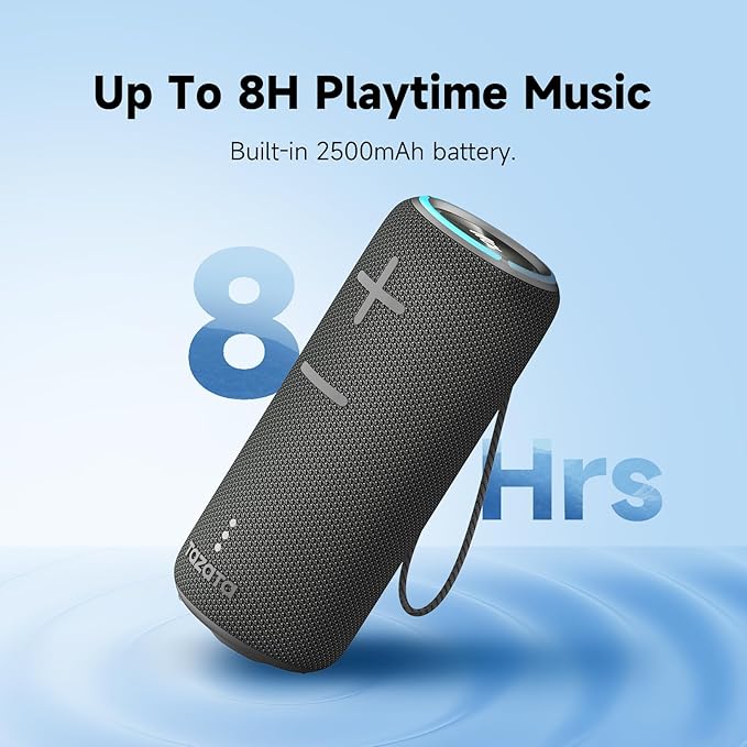 Portable Bluetooth Speaker, 30W 360° Surround Sound IPX7 Waterproof Wireless Golf Speakers,Outdoor Loud TWS Speaker,for Beach,Party,Camping Gift,8H Playtime