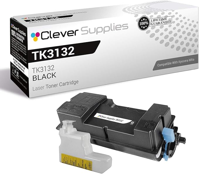 CS Replacement Toner Cartridge Compatible with Kyocera-Mita TK3132 Black ECOSYS M3560idn, FS-4300DN Black