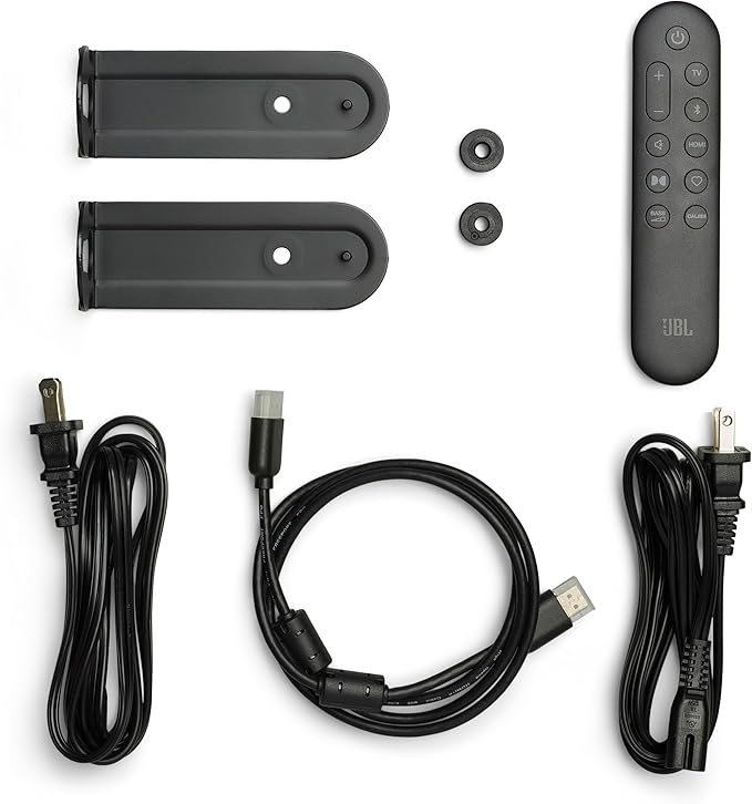 JBL Bar 300MK2-5.0 Channel All-in-one soundbar with Dolby Atmos®, MultiBeam™ 3.0 & PureVoice 2.0, Easy Sound Calibration, ONE App and Works with Voice Assistant-Enabled Speakers (Black)