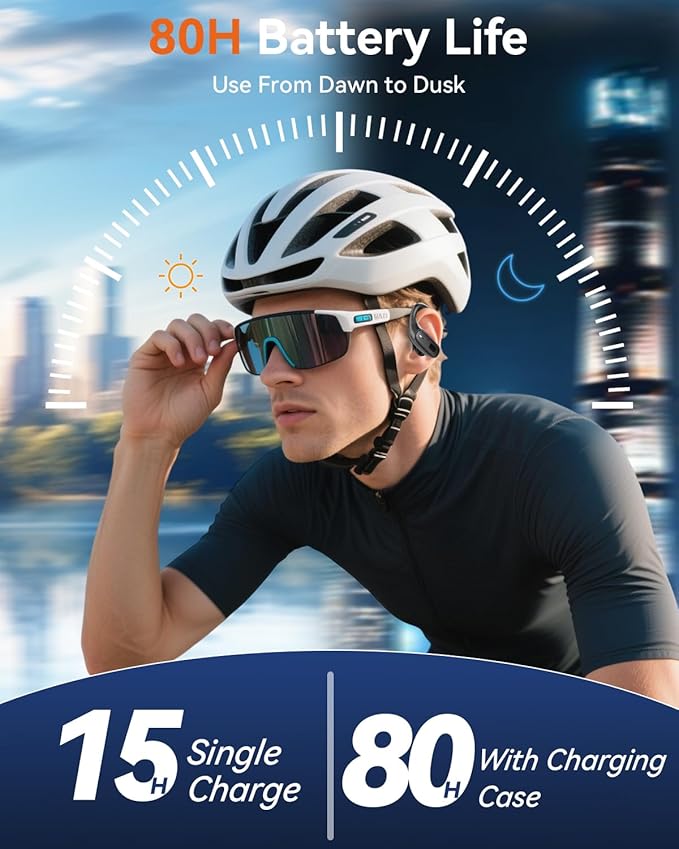 Wireless Earbuds, Sports Bluetooth 5.4 Headphones, Ear Buds with ENC Noise Canceling Mic, 80Hr Playtime Earphones, Palm-Sized, LED Power Display, IPX7 Waterproof Headset for Workout Running, Black