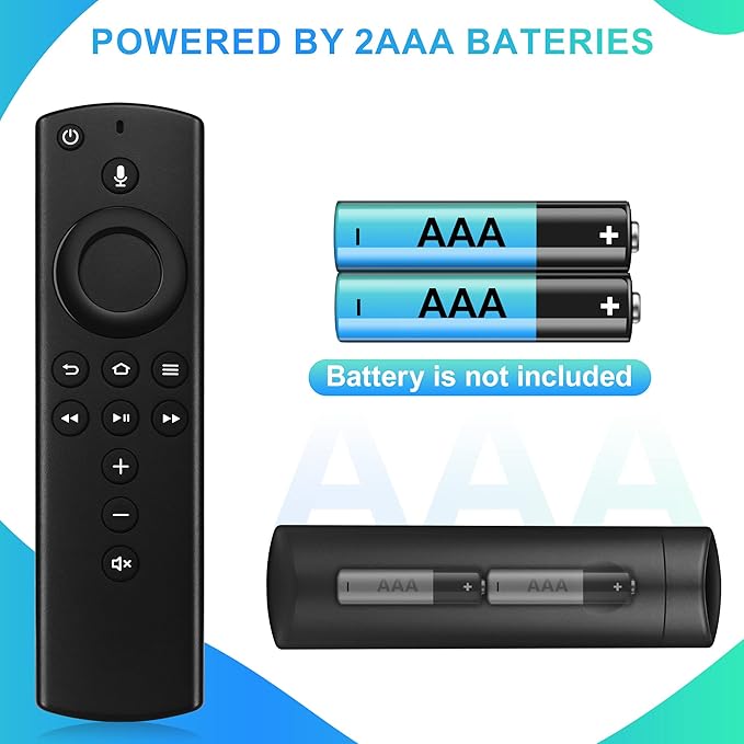 Vioce Remote Control Replacement for Fire Smart TV Stick - TV Stick (2nd Gen/4K/Lite/2020 Release), Not for Insignia/Toshiba/Pioneer Smart TV, for TV Cube(1st Gen and 2nd Gen)