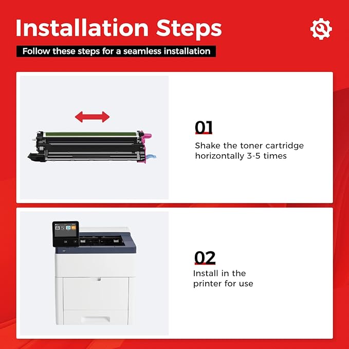 C500 C505 Drum Unit 4-Pack High Capacity Replacement for Xerox 108R01484 108R01481 108R01482 108R01483 Image-Drum Compatible for Xerox VersaLink C500 C500N C500DN C505 C505N C505DN C505S C505X Printer
