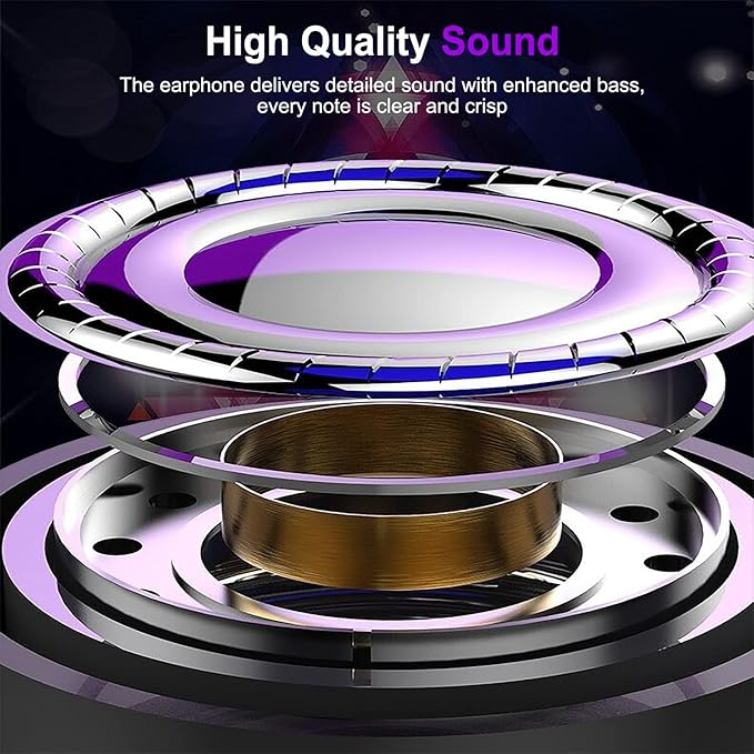 3Pack of USB C Headphones for iPhone 16 15 Pro Max,Type C Wired Earbuds Magnetic Bass Noise Canceling in-Ear Earphones with Microphone for iPad 10 Pixel 9 8 for Galaxy S25 Ultra S24 S23 A16 A56