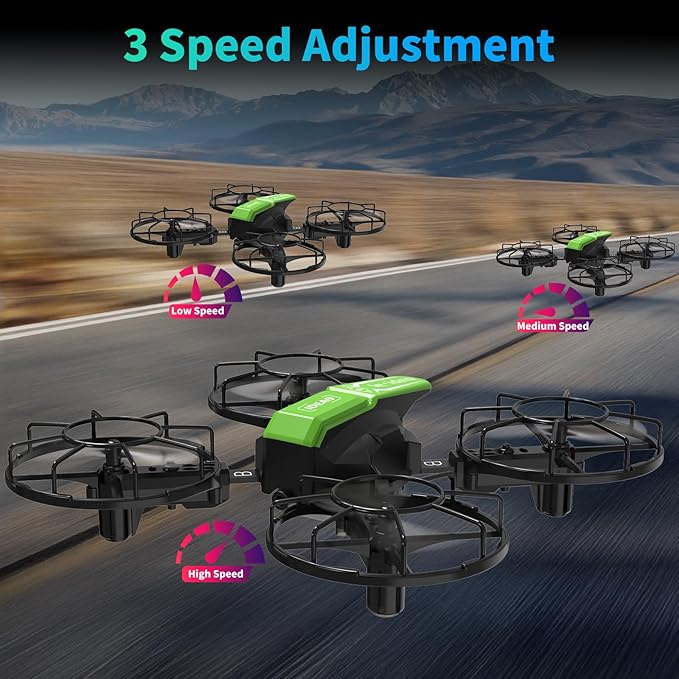LE-IDEA Detachable Drone with Fun Competitive Mode, IDEA9 Mini Drone with Headless Mode 360° Flips, RC Quadcopter With 2 Batteries, Assembling Educational Aircraft Easy to fly for Beginners