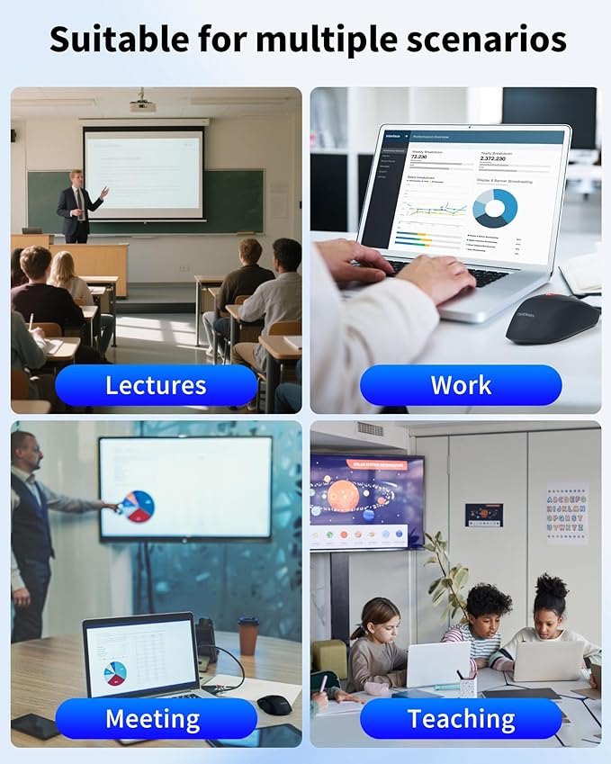 2025 AI Mouse, Bluetooth Wireless Mouse with Voice Input Search, Voice and Word Translation, Form Document Output, Code Generation, AI Writing, AI Drawing, Rechargeable, for Windows, macOS(Pink)