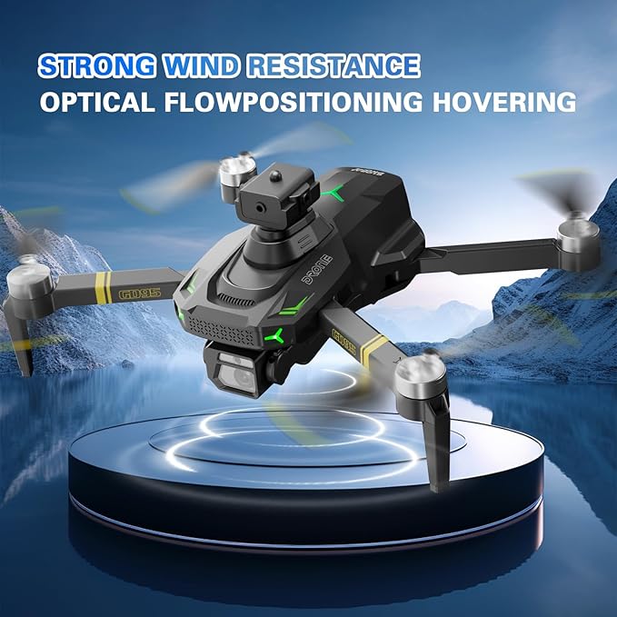 Drone with Camera, 1080P HD Foldable Drone with Gravity Control, Gesture Selfie, Altitude Hold, 360° Flip, One Key Start, 1 Batteries – Beginner-Friendly Toy for 12+ Boys and Girls