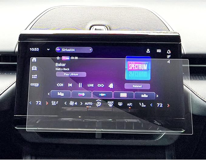 SXCY for 2025 Lincoln Nautilus Screen Protector 11.1 Inch 2024 2025 2026 Nautilus Accessories 2025 Nautilus Navigation Infotainment Screen Protector[2PCS Nano]