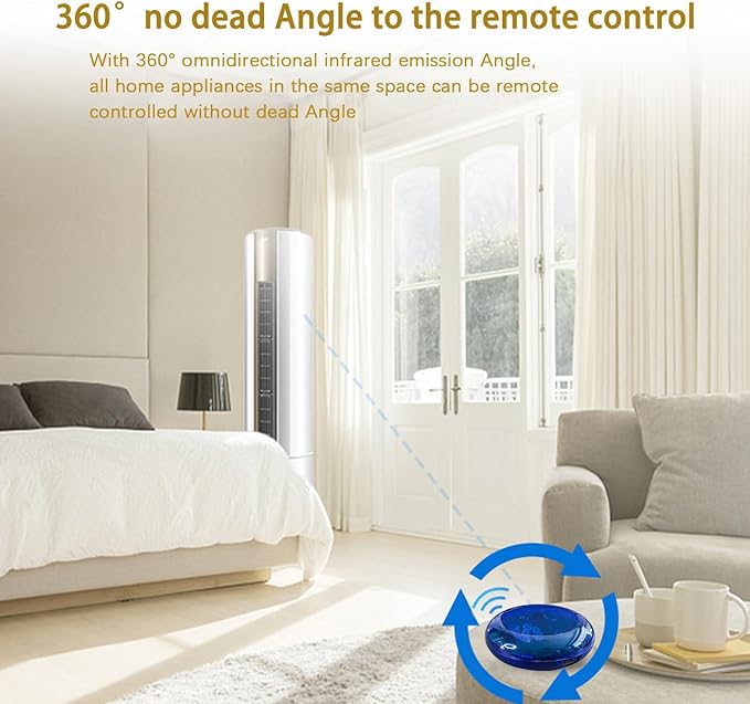 Tuya Smart WiFi IR Remote Control for TV DVD Air Conditioner AUD,All in One Infrared Universal Remote Controller,Compatible with Alexa Google Home (Blue IR)