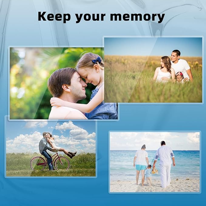 Uinkit 120Pack Thermal Laminating Pouches 3mil Laminating Sheets 4.3x6.3 inches for Sealed 4x6 Photo Card Documents, Glossy Clear Laminator Pouch Rounded Corner