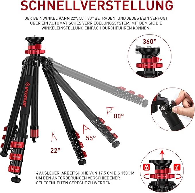IFOOTAGE Gazelle Tripod Series (TC5S)