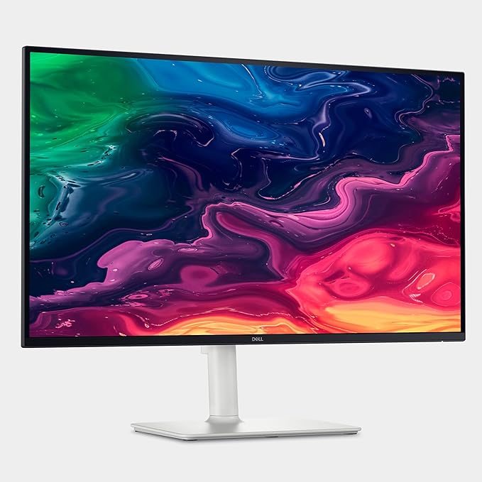 Dell 27 Plus 4K USB-C Monitor - S2725QC - 27-inch 4K (3840 x 2160) 120Hz 16:9 Display, AMD FreeSync Premium, sRGB 99%, Integrated Speakers, 1500:1 Contrast Ratio, Comfortview Plus - Ash White