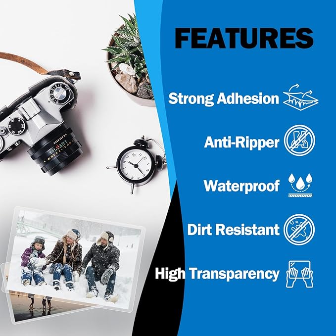 Everest Self Seal Laminating Pouches, Self Sealing for Letter Size, 9x12 Inch, Document and Certificate, Waterproof, 10 Mil Thick, Gloss Finish, No Machine Needed (9X12, 25, Pack)