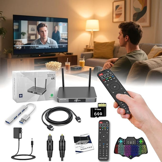 Super Upgrade A. P. P S.to.re S-6 U~L.TR.A Box with Voice Remote