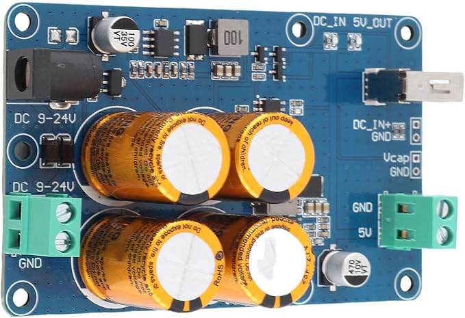Super Capacitor UPS 5V3A Output, Compact Design with Power Indicator for RPI Uninterruptible Power Supply (4S)