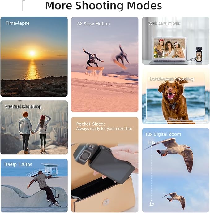 ORDRO M3 5K Video Camera Camcorder, WiFi IR Night Vision Handheld Camera for YouTube,4K UHD Video Camera with 3.5" Flippable Touch Screen, 3250mAh Capacity Battery,64G Card