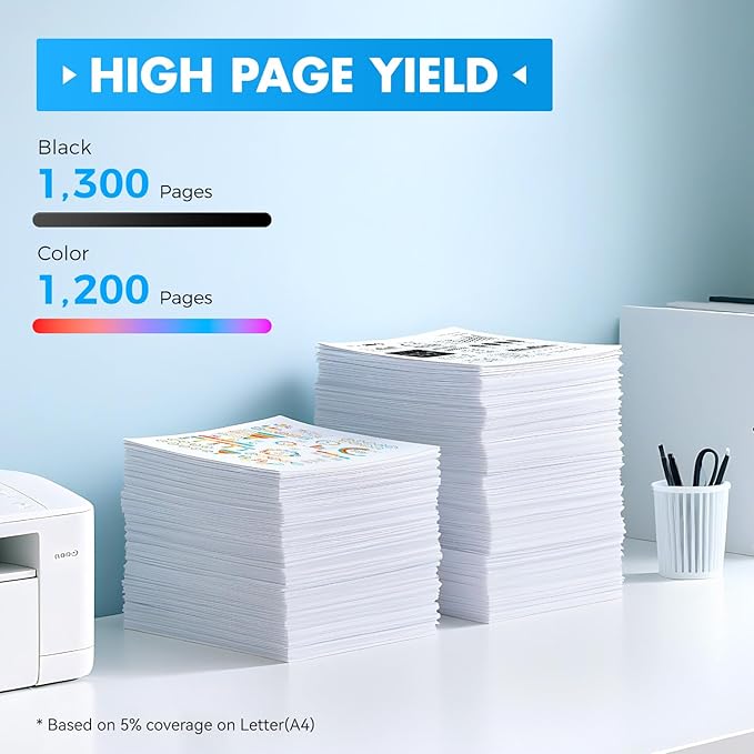 218A Toner Cartridges Set with chip 4-Pack 3301fdw Replacement for HP 218A W2180A W2181A W2182A W2183A 218X W2180X Black Compatible with HP Color Laserjet Pro MFP 3301cdw 3301sdw 3201dw Printers Ink