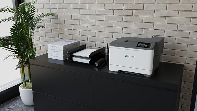 LEXMARK CS531dw Color Laser Printer with Wireless connectivity, Gigabit Ethernet, Single Sheet Multipurpose Feeder and Multiple Media Sizes Supported.(50M0020)