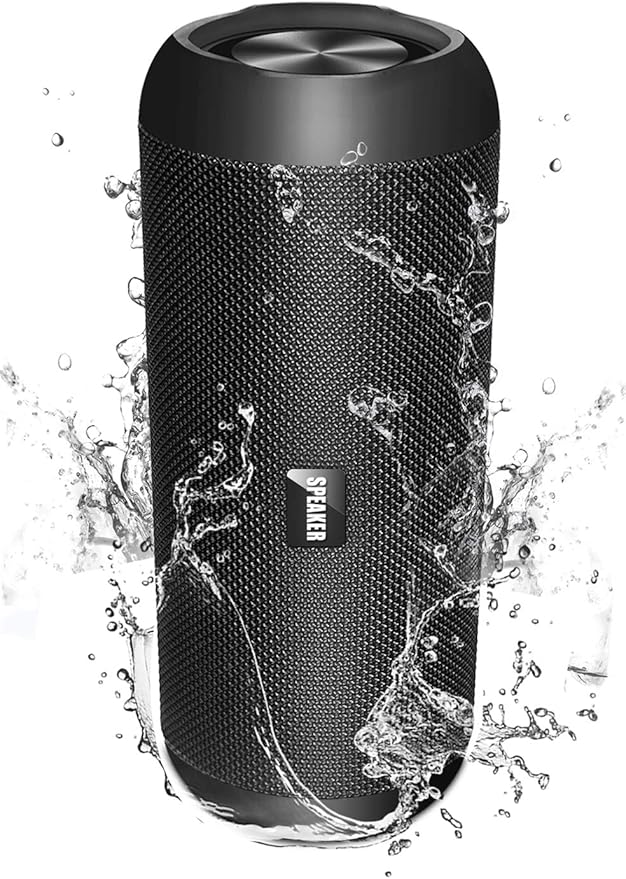 Bluetooth Speakers, 30W Portable Speaker Loud Stereo Sound, Rich Bass IP67 Waterproof, 30+ Hour Playtime, Built-in Mic, Wireless Speaker with TF, AUX, FM for Shower, Pool, Party, Travel, Outdoors